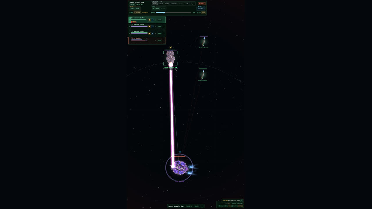 The Shield Wall battle on a phone in portrait